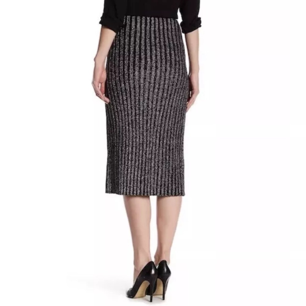 Cinq A Sept Cielo Metallic midi Skirt Size Medium - Picture 2 of 10